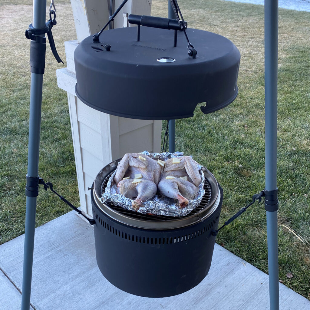 Turkey-on-the-grill